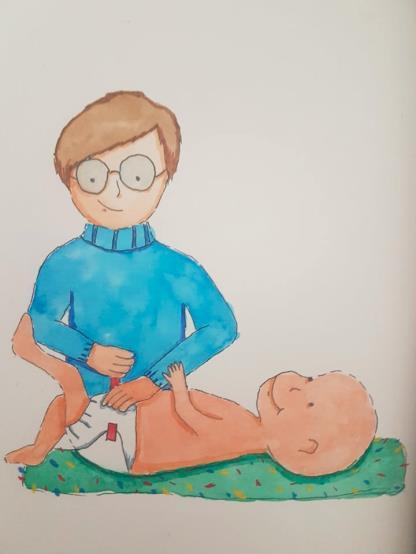 VAIPAN VAIHTO Moni vauva pitää vaipan vaihdosta, koska se on mukava ja intensiivinen vuorovaikutushetki vanhemman kanssa.