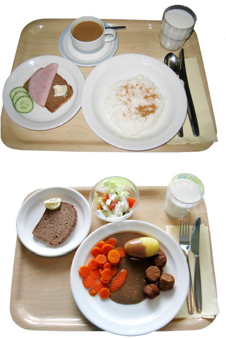70 ANNOSKOOT KUVINA (S =1400 kcal) LIITE 10 A Esimerkki päivän ruoka-annoksista, kuvat ovat suuntaa antavia.