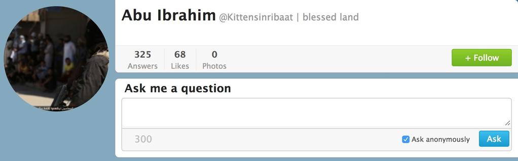 Kuva 27. Kuvakaappaus Abu Ibrahim al-finlandin Ask.