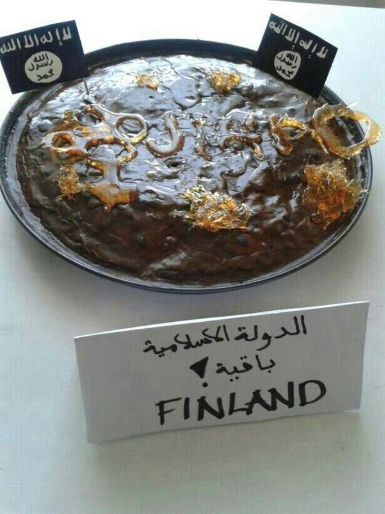 samantyylisiä, mutta englanninkielisiä jihadismia tukevaa visuaalista materiaalia ja meemejä.
