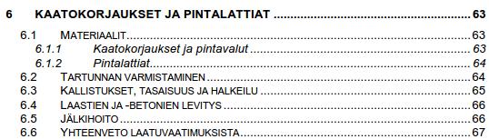 Korjausperiaatteet ja