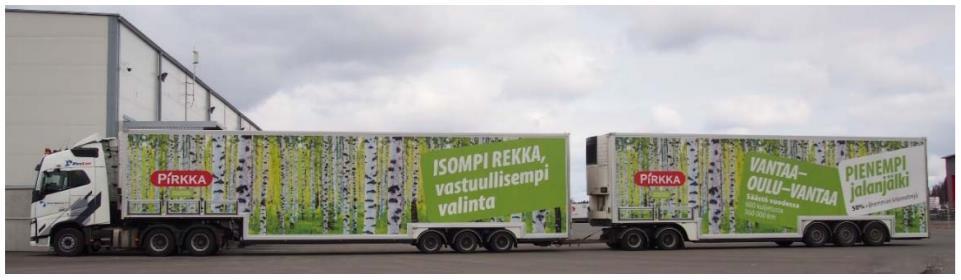 Erikoiskuljetuksista poiketen HCT-kuljetuksissa suurempi pituus tai paino syntyvät suuremmasta tavaramäärästä, eivät yksittäisen kappaleen koosta tai painosta.