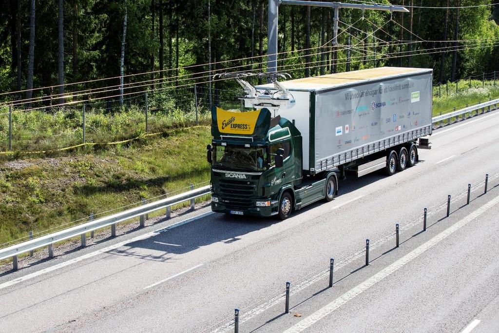 Tulevaisuuden väylät Sähköistetty tie Maailman ensimmäinen sähköistetty tieosuus on avattu valtatielle E16 Ruotsin Sandvikeniin.