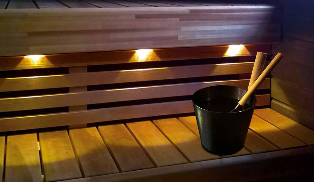 Sauna LED Set LED Sauna LED Set on suunniteltu kodin saunan, pesuhuoneen ja