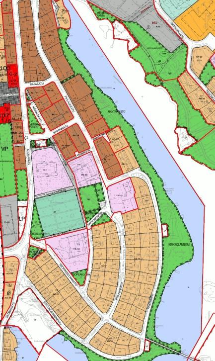 2.2.5 Rakennusjärjestys Suunnittelualueen asemakaava Suonenjoen rakennusjärjestys on