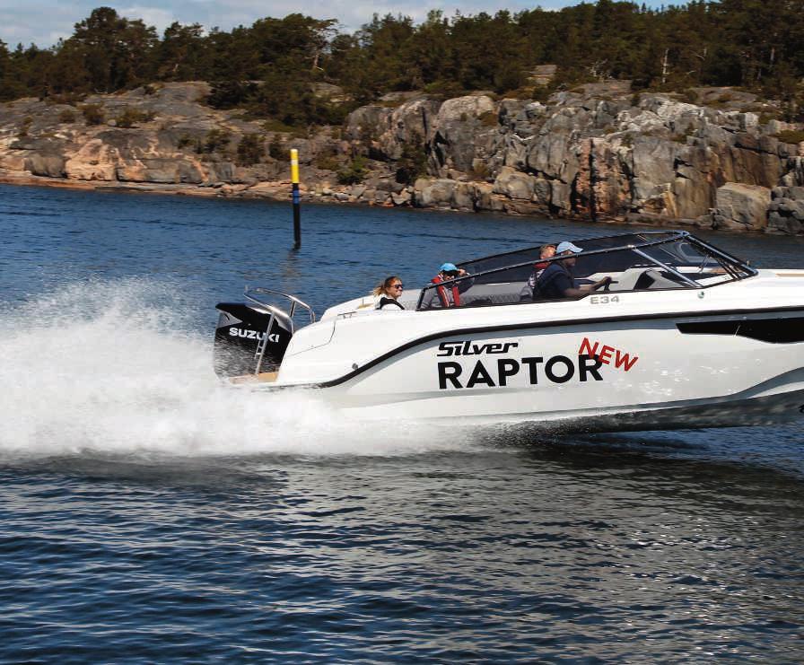 AJETTU TEKSTI Jan Sjölund KUVAT Kari Wilén Silver Raptor DCZ VENEET Uudestisyntynyt SILVERIN UUSI PETOLINTU LANSEERATTIIN MARKKINOILLE JO KERTAALLEEN, REILUT KAKSI VUOTTA SITTEN YAMARIN 81 DC:NÄ.