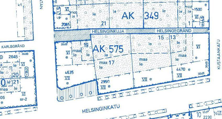 Helsingin kaupunki. Helsingin maanalaisen yleiskaavan nro 11830 (tullut voimaan kokonaisuudessaan 18.11.2011) mukaan alue on kantakaupungin pintakallioaluetta.