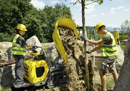 lavantilavuus kuormattuna (l) 460 460 Erittäin vakaa ja pieni alustaan kohdistuva paine
