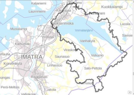 6 1 JOHDANTO Tässä opinnäytetyössä selvitetään RUSLE 2015 -mallin, TWI-kosteusindeksitiedon ja metsäkeskuksen vesiuomien huuhtoutumisriskiaineiston hyödyntämismahdollisuuksia Imatran Immalanjärven