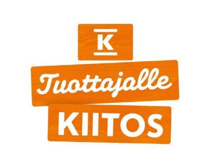 Tekoja suomalaisen ruoan puolesta Tuottajalle kiitos K-ostokset