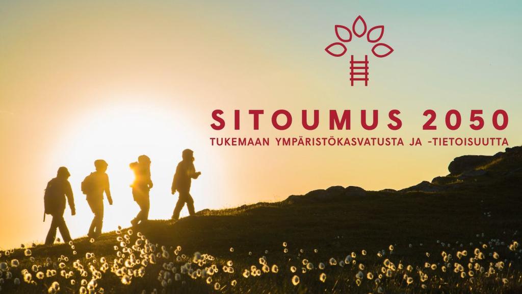 Ympäristötietoisuuden Sitoumus 2050 -hanke VÄLKE-ryhmäksi nimetty yhteistyöryhmä on toiminut vuodesta 2011 alkaen Ryhmässä edustajat 21 eri organisaatiosta.