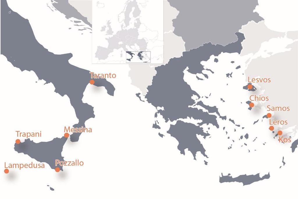 EU-toimet pakolaiskriisissä: hotspot-lähestymistapa (2015-2016) Tarkastuksen pääviestit Maahantulijoiden rekisteröintiä, henkilöllisyyden todentamista ja turvatarkastuksia on merkittävästi parannettu