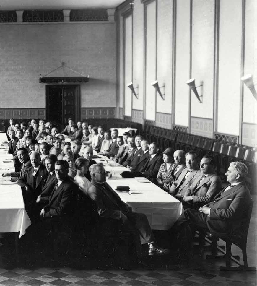 Työväenopistojen liiton IV edustajakokous Tampereella vuonna 1930.