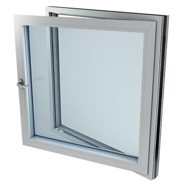 . SIVUSARANOITU IKKUNA PIILOSARANOILLA SIDEHUNG WINDOW WITH HIDDEN HINGES ECO SH VV HELAT JA SARANAT HARDWARE AND HINGES 500 Sallittu lasipaketin paino [kg/m] Max.