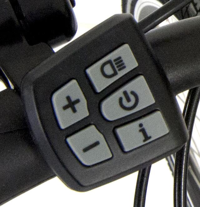 PYÖRÄN CLD-NÄYTTÖ Evobike sähköpyöräsi on varustettu käytännöllisellä ja informatiivisella LCD-näytöllä, jonka avulla voit hallita sähkömoottoria.