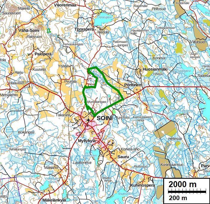 2 Sisältö Perustiedot... 2 Yleiskartat... 3 Vanhoja karttoja... 6 Inventointi... 7 Lähteet... 8 Kiinteät muinaisjäännökset... 10 1 SOINI KUNINKAANJOKI 1... 10 2 SOINI KUNINKAANJOKI 2.