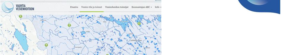 KVVY:n vesienhoitosivusto vesienhoito.