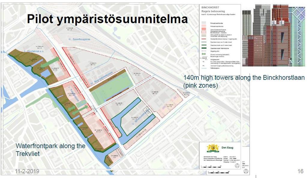 Ekskursio Den Haagiin Uusi ympäristölaki tulossa voimaan, kokoaa useita ennestään erillisiä lakeja Keventää kaavoituksen hierarkkisuutta, lisää paikallistasolla