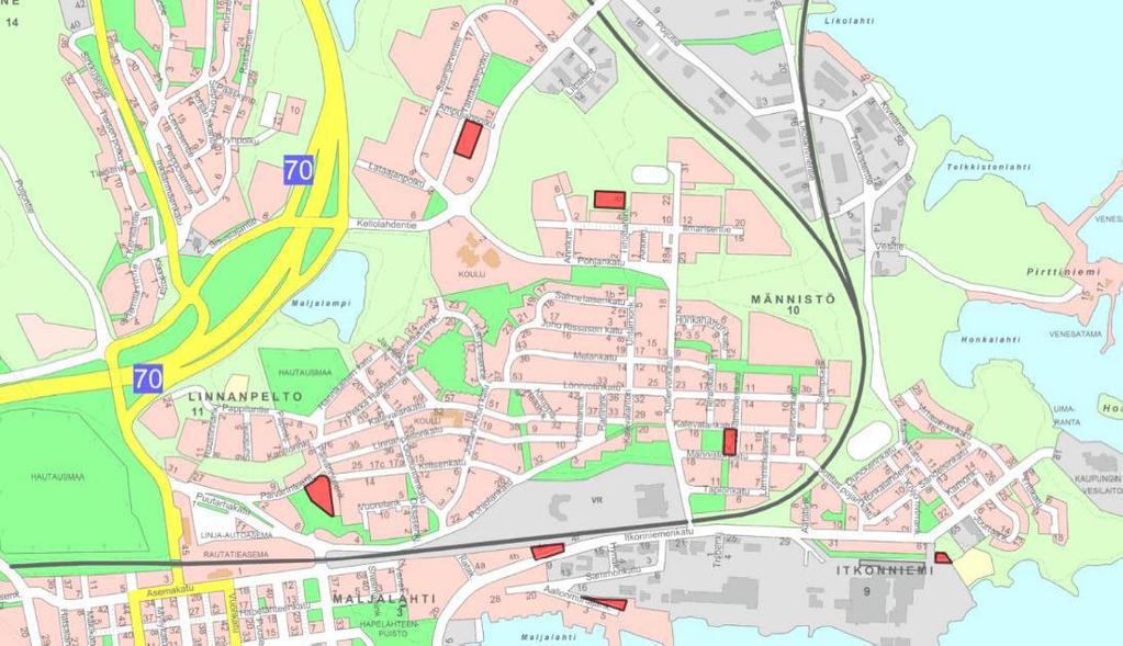 HANKESUUNNITTELUTYÖRYHMÄ HANKESUUNNITELMA 10.4.2019 11 YKSITYISET HANKKEET (VIREILLÄ) KUOPION PORTTI ALPY-kortteli, kaava vahva. päiväkodit. Hyvät liikenneyhteydet.