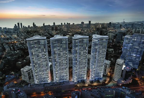 GINDI TLV TOWERS, TEL AVIV, ISRAEL KORKEA SAARI KAUPUNGIN SYDÄMESSÄ "Tila on kriittinen aspekti kaikissa projekteissa.