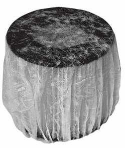 8.4 Central unit s filter cover Note: Do not use the filter cover with central units equipped with dust bags.