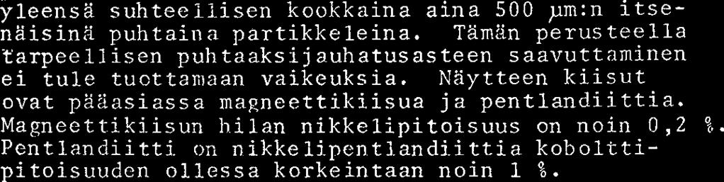 OUTOKUMMUN SCIIEELIITTIAIHEEN ALUSTAVA RIKASTUS'TUTKIF.