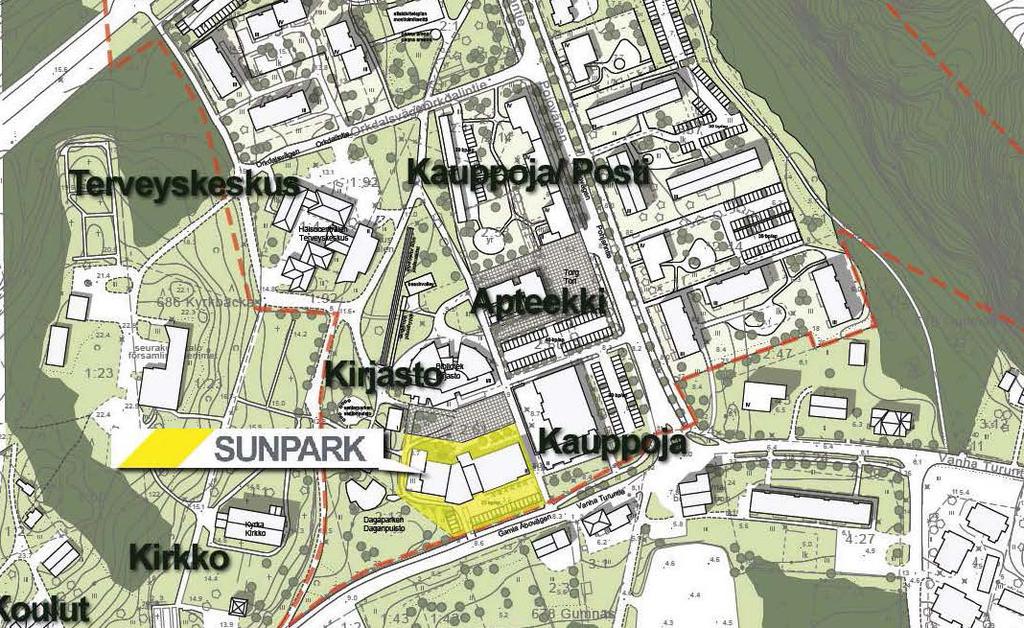 1 Pohjan kunnantalosta tehtiin tulevan ka ytön suunnitelmat vuonna 2009 arkkitehtiryhma Pitka ranta Oy:n puolelta.