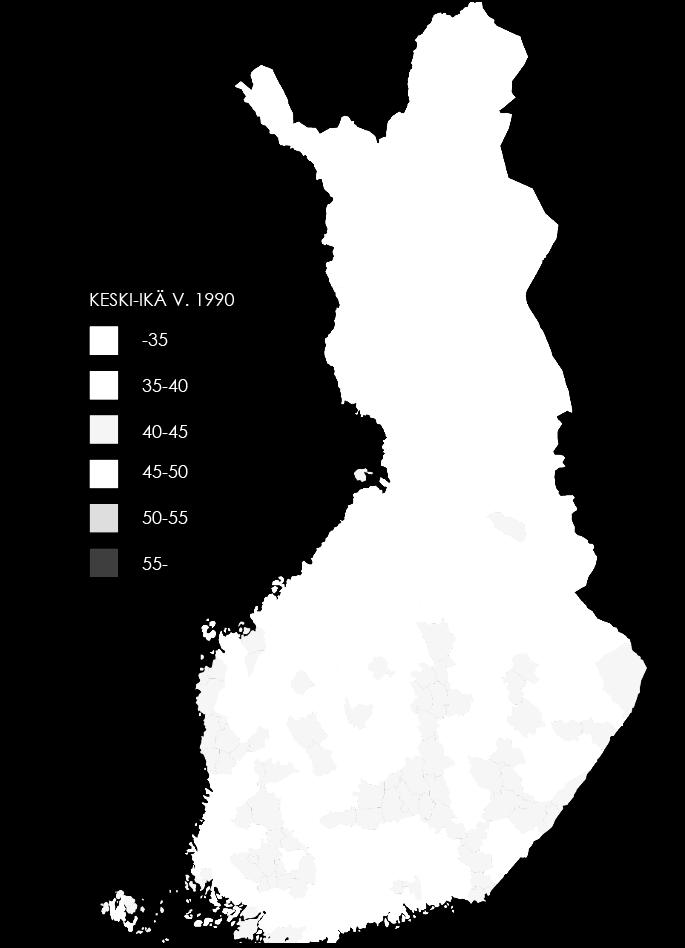 2 Yli kahdessasadassa kunnassa va kiluku on va hentynyt vuodesta 1990 3, vaikka Suomen va kiluku on ta lla va lilla