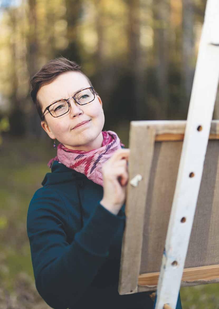 Kuvataiteet ja muotoilu HEINÄVESI PIIRUSTUS JA MAALAUS 1131401 Kuvataidepaja Heinäveden yläkoulu, kuvaamataidon luokka, Kenttätie 1B, Heinävesi ke 18.00 20.30 11.9. 27.11.2019, 8.1. 8.4.2020 Riitta Turunen 72 t 70 Tervetuloa tekemään perinteistä ja kokeilevaa kuvataidetta monipuolisin tekniikoin.
