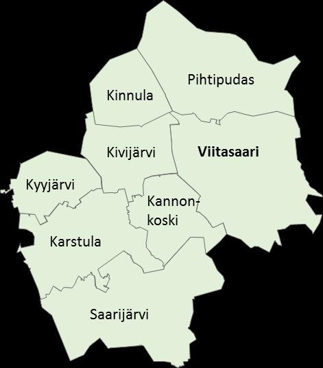 Kannonkoskelle, Karstulaan, Kinnulaan, Kivijärvelle, Kyyjärvelle,