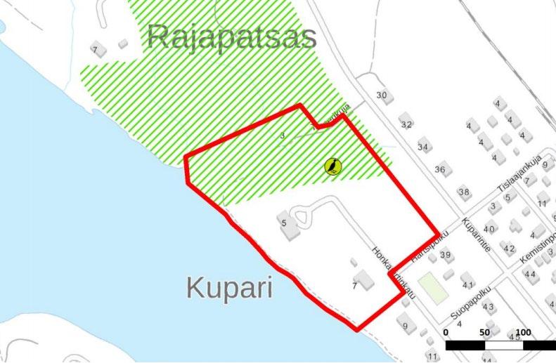 FCG SUUNNITTELU JA TEKNIIKKA OY Kaavaselostus 12 (28) Kuva 8. Erityisesti suojeltavan lajin levinneisyys alueella.