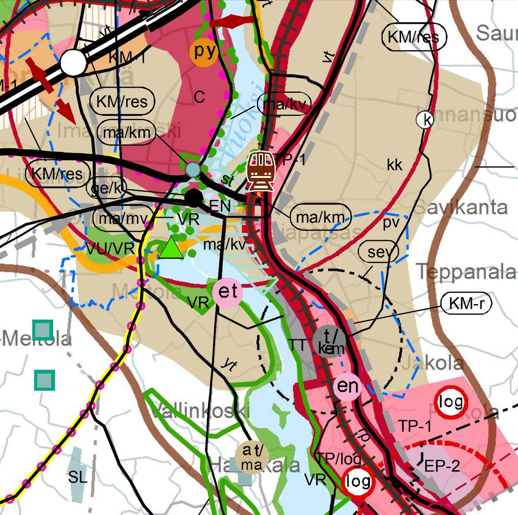 FCG SUUNNITTELU JA TEKNIIKKA OY Kaavaselostus 6 (28) Suunnittelualue kuuluu Imatran Voiman ja Kuparin asuinalueet RKY 2009-alueeseen.