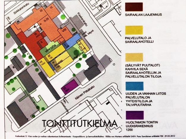 89 Visio uuden ja vanhan rakentamisen kohtaamisesta Elokuussa 2011 Kaskenkatu 15a:n puutalojen tukiryhmän arkkitehdit Panu Savolainen ja Riikka von Martens tiedottivat julkisuudessa omasta