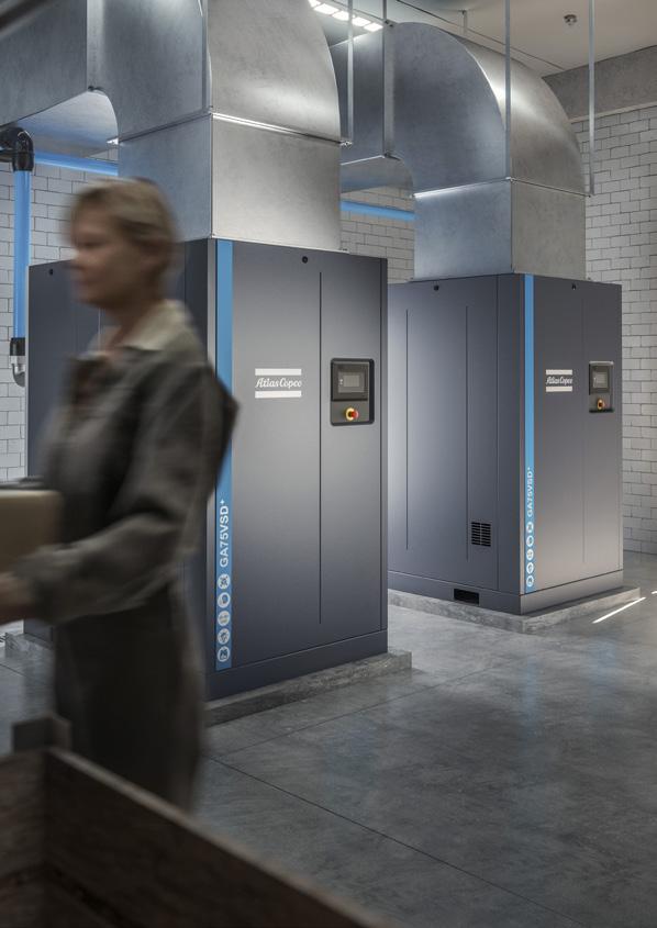 Öljytiivistetyt ruuvikompressorit GA -0 VSD + (-0 kw / 00