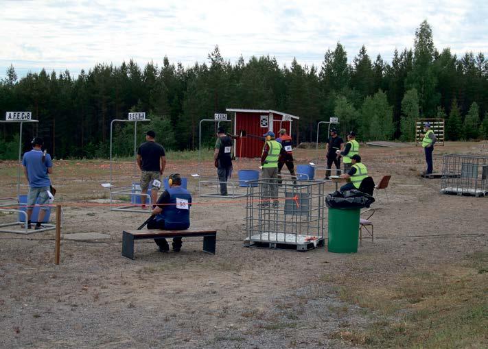 Hirvirata Villikarjurata Pienoishirvirata haulikkorata (skeet) TAMMISAARI, Baggby Puolustusvoimat