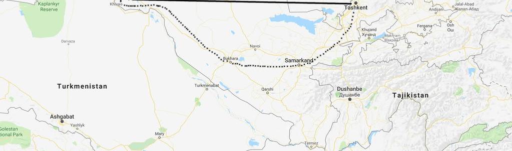 Transfer hotelliin Uzbekistan 3*** http://hoteluzbekistan.uz/en/ tai vastaava. 20.9 perjantai Myöhäinen aamiainen klo 9 hotellissa.