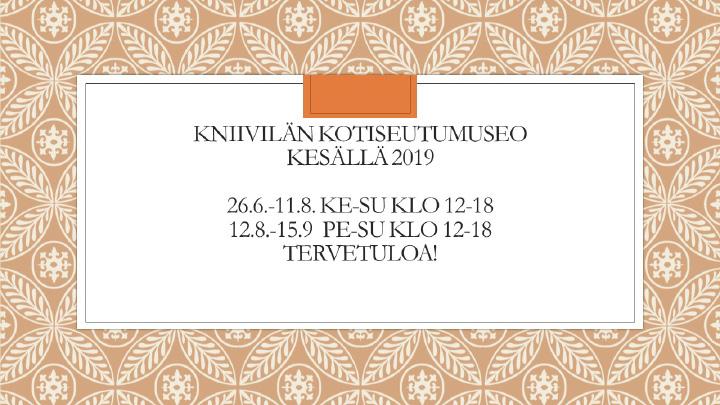 Sivu 4 Haemme osa-aikaista osastonjohtajaa Hailuodon kansalaisopisto Kiinnostaako sinua työ, jossa pääset suunnittelemaan ja organisoimaan kuntalaisten vapaa-ajan opintoja?