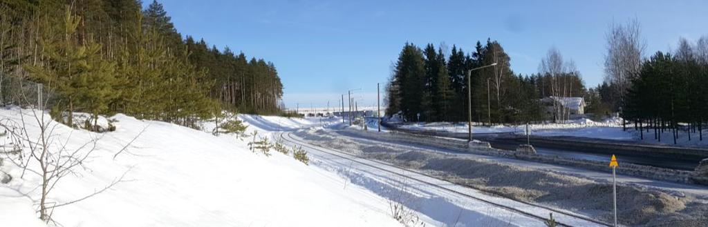 Kaavamuutosalueen alustava rajaus on merkitty alueen ortoilmakuvaan 2018. Kuva 3. Suunniteltu kevyen liikenteen väylä sijoittuu valtatien 15 itäpuolelle Tehontien ja Karjalankadun välillä.