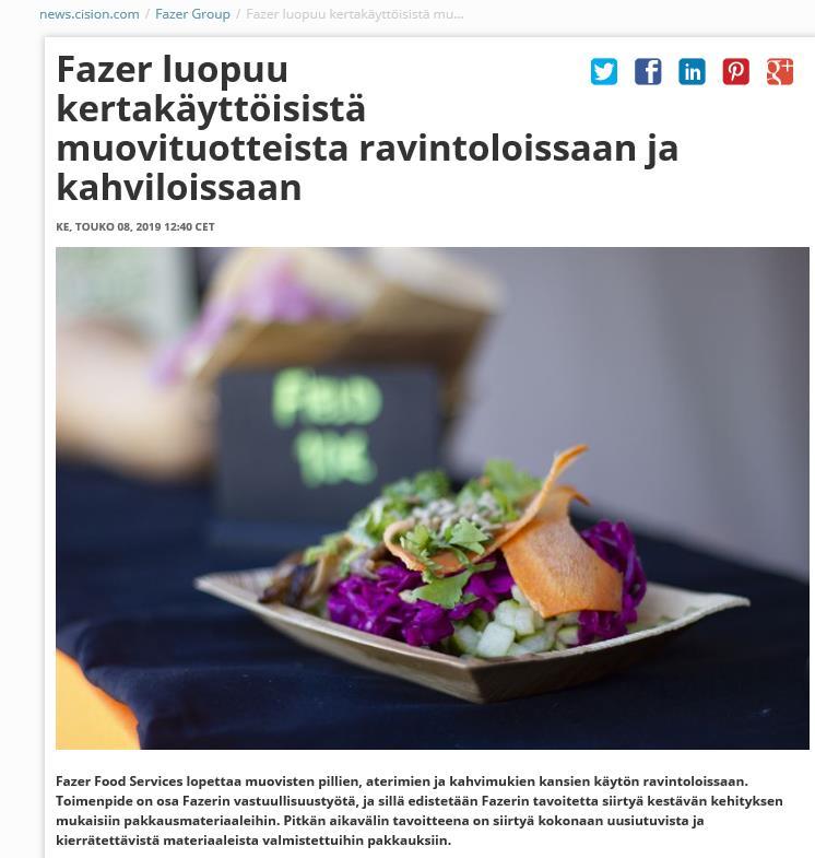 Loppusyksyn 2018 kuluttajien asennemuutoksissa nähtiin myös