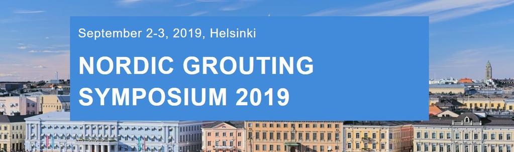Nordic Grouting Symposium 2019 