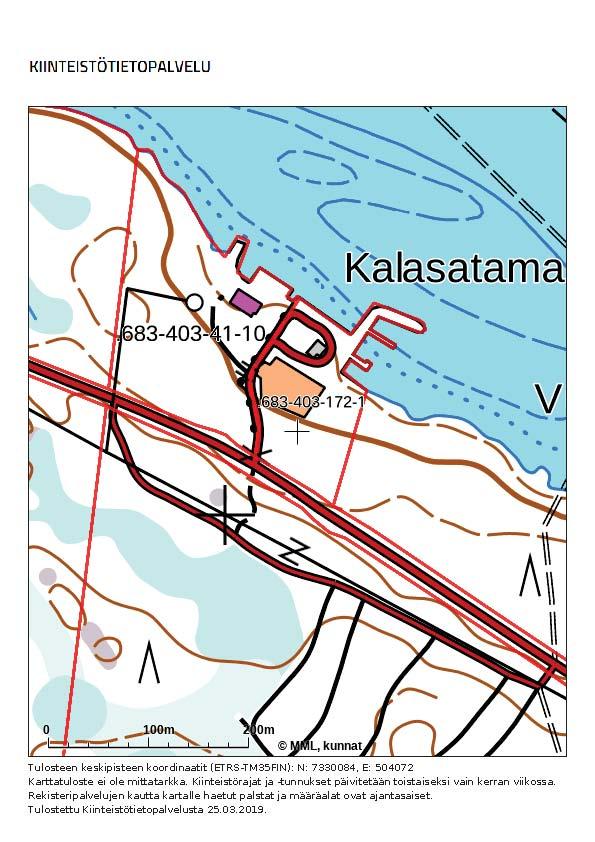 Seitap Oy Osallistumis- ja arviointisuunnitelma 3 Asemakaava laaditaan tilan 683-403-172-1 alueelle.