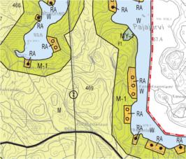 Kartta alla: Ote Hurissalon osayleiskaavasta (2004), Särkijärvi ja Pitkäjärvi. (UUSI SIJAINTI) Kartta alla: Ote Ryhälän osayleiskaavasta (2005), Iso-Vahvonen ja Pajajärvi.