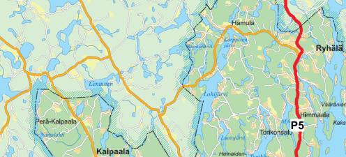 Ryhälän osayleiskaavan muutos 10 KOHDE 7 LAAJENNUS, Pistohiekankangas, useita kiinteistöjä Yleiskaavoittamaton alue liitetään Ryhälän osayleiskaavaan pääosin oikeusvaikutuksettomana M- alueena.