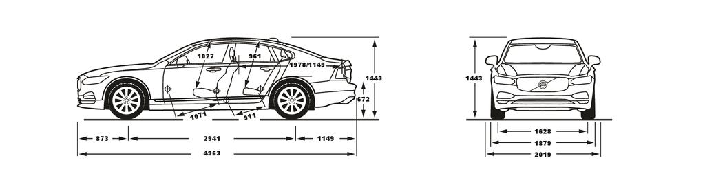 TEKNISET TIEDOT/Tekniska Data MOOTTORI / MOTOR T4 T5 T6 AWD T8 AWD Twin Engine Tyyppi / Typ Bensiinimoottori, edessä poikittain Bensiinimoottori, edessä poikittain Bensiinimoottori, edessä poikittain