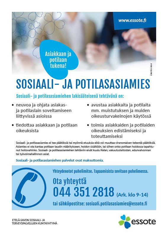 Viestintä avusti myös oheisen tiedotteen tekemisessä.