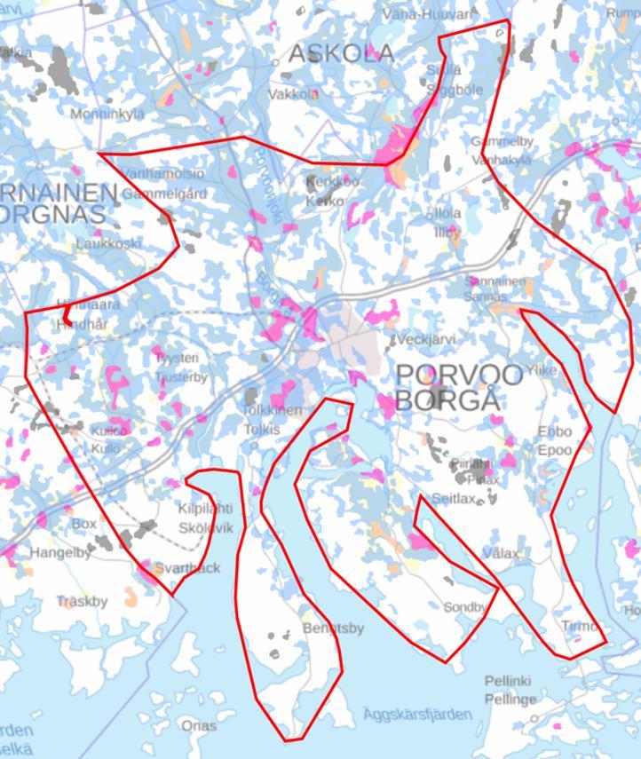 sininen savi oranssi/punainen lieju