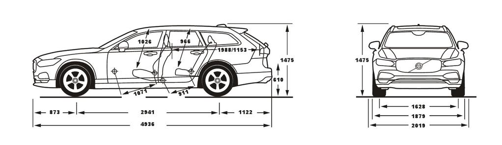 TEKNISET TIEDOT/Tekniska Data MOOTTORI / MOTOR T4 T5 T8 Twin Engine Lataushybrid / Laddhybrid Tyyppi / Typ Bensiinimoottori, edessä poikittain Bensiinimoottori, edessä poikittain Bensiinimoottori,