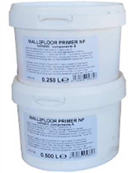 sivu 5/8 WALL2FLOOR TOP COAT NF -mikrosementtilaastin SEKOITUS Laske ensin tarvittavat määrät A ja B -osaa, suhteessa 15 kg A -osaa ja 5 kg B -osaa. 3 osaa A:ta ja 1 osa B:tä (paino-osaa).