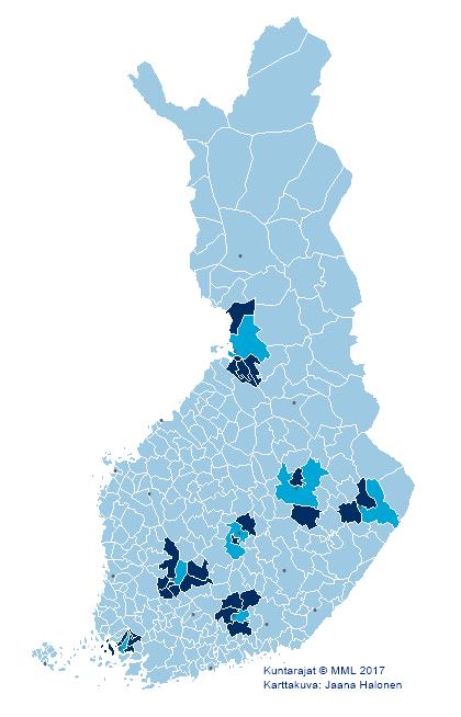 Sijainti yhdistää mutta myös eriyttää Ison keskuksen naapureita - ok Kiinteä osa (toiminnallinen ja rakenteellinen) omaa kaupunkiseutuaan?