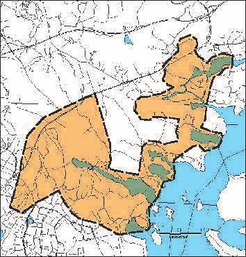 VUODEN 2002 LINNUSTOTUTKIMUS Tutkimusalue Tutkimuksen alue (kts. kartta s.9) on määri telty linnustovaikutusten seurantaoh jel massa (Koskimies 2001, kuva 1 ja 2).